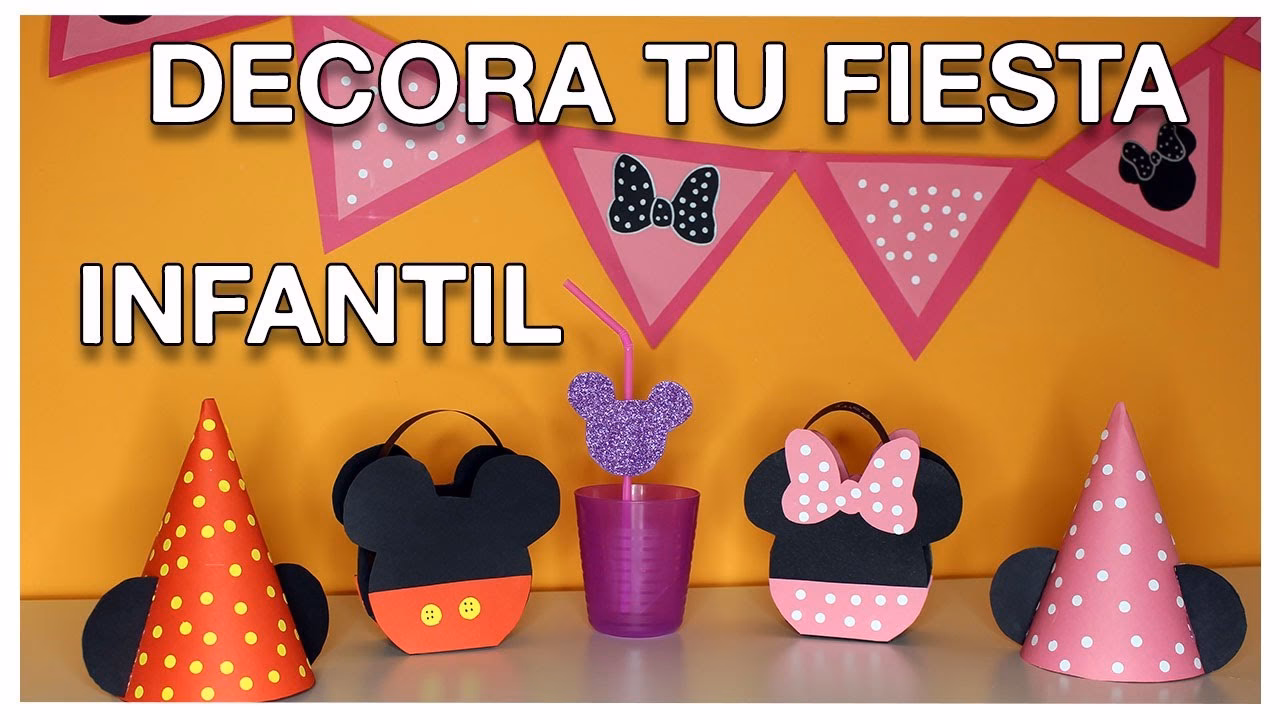 ¿Cuáles son los diferentes tipos de decoraciones para la fiesta de la Minnie?
