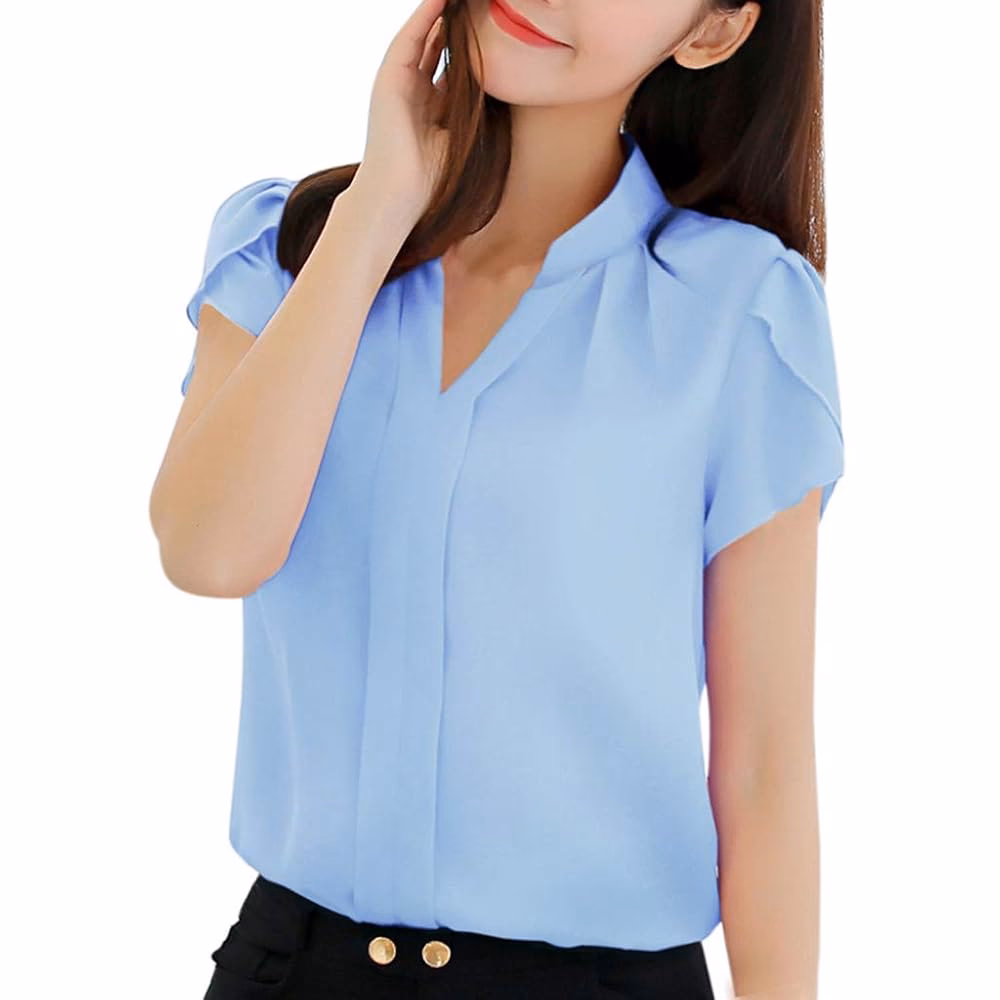 ¿Cómo combinar blusas vaporosas con vaqueros o pantalones?