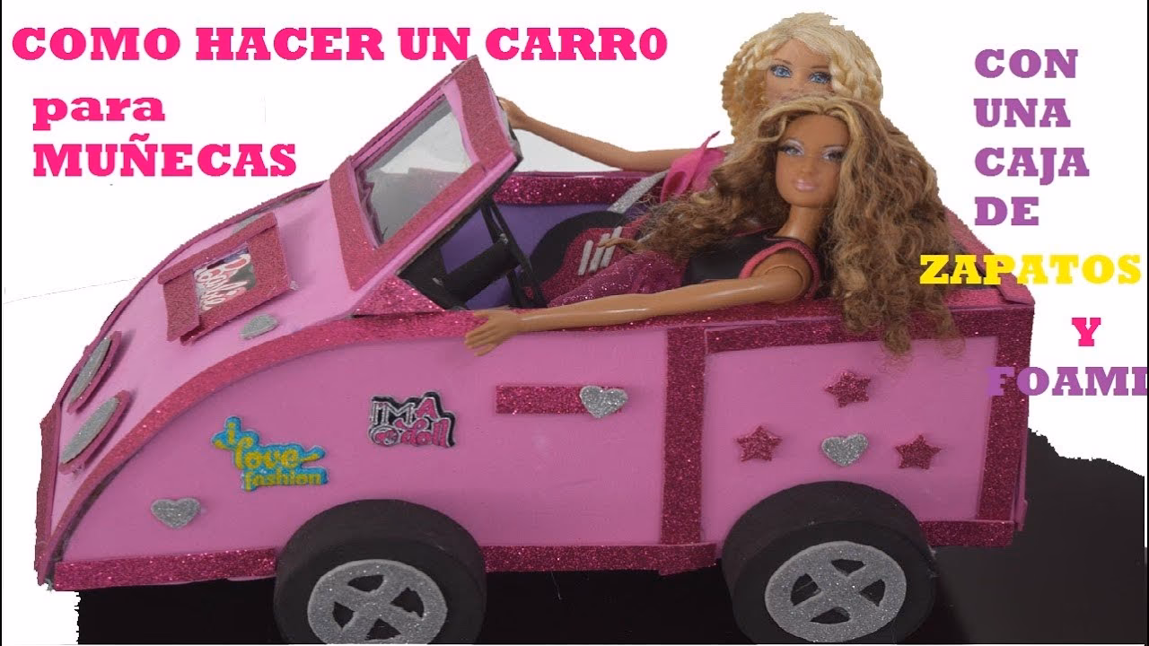 ¿Qué se necesita para hacer un carro de cartón?