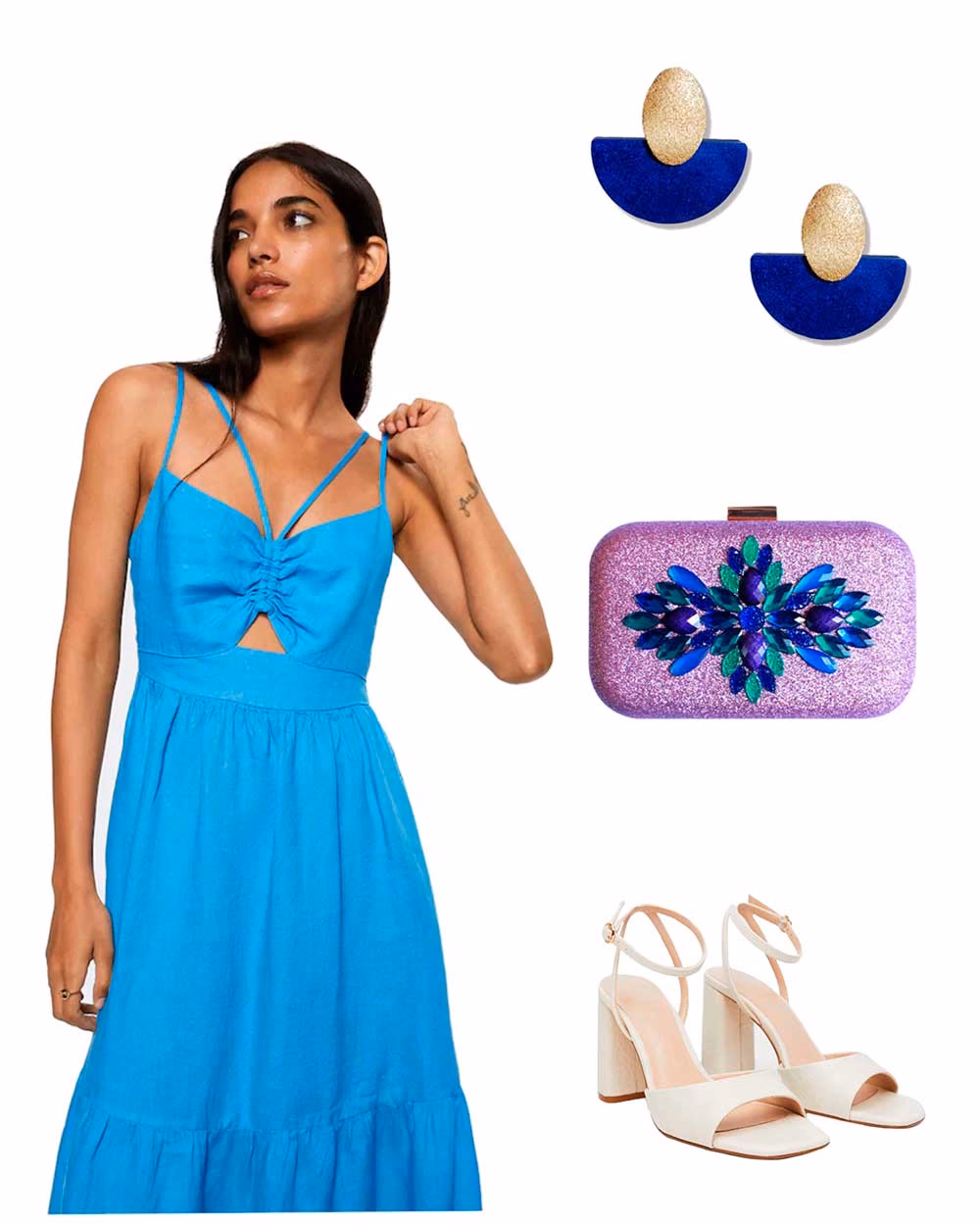 ¿Qué es un vestido de color azul celeste?