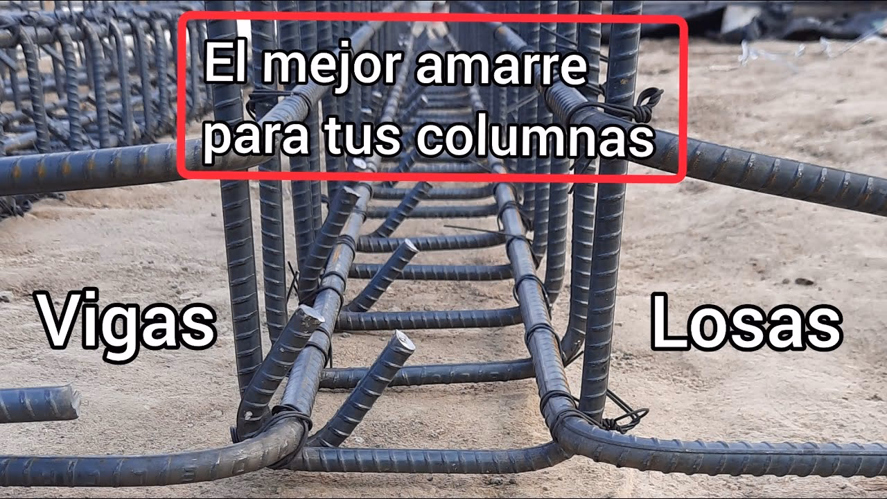 ¿Cuál es la separación máxima entre columnas de amarre?