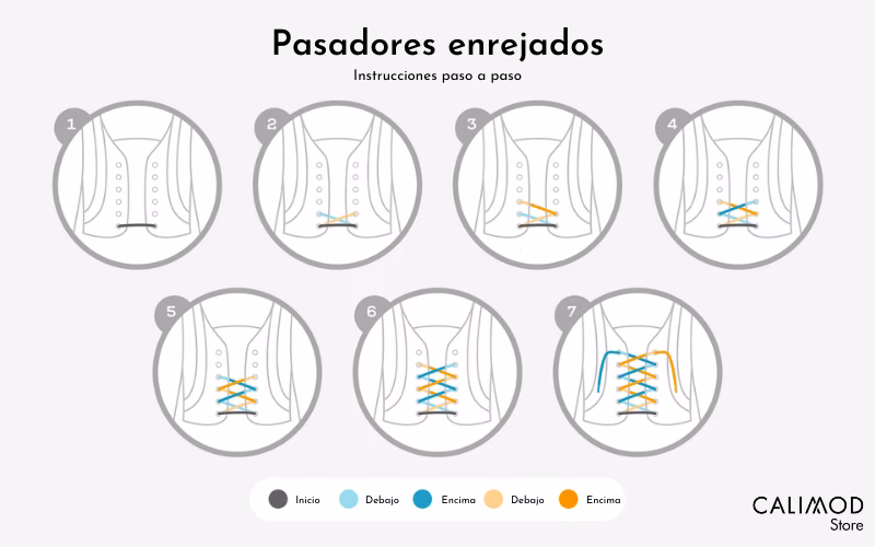 ¿Dónde encontrarás 17 formas de amarrar tus pasadores?