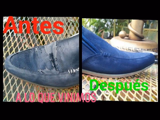 ¿Cómo recuperar el color de los zapatos de gamuza?