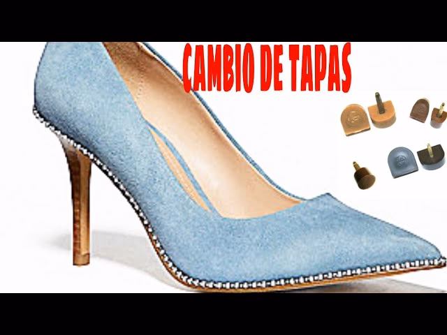 ¿Cómo cambiar la tapa de un zapato de tacón aguja?