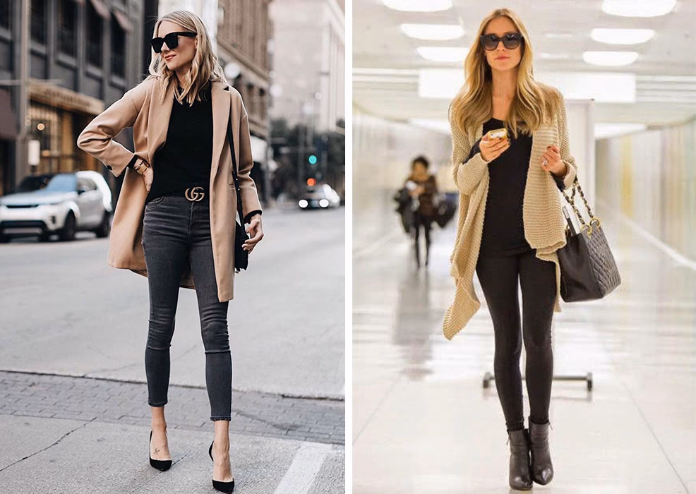 ¿Cómo combinar un vestido blanco con complementos de color camel?