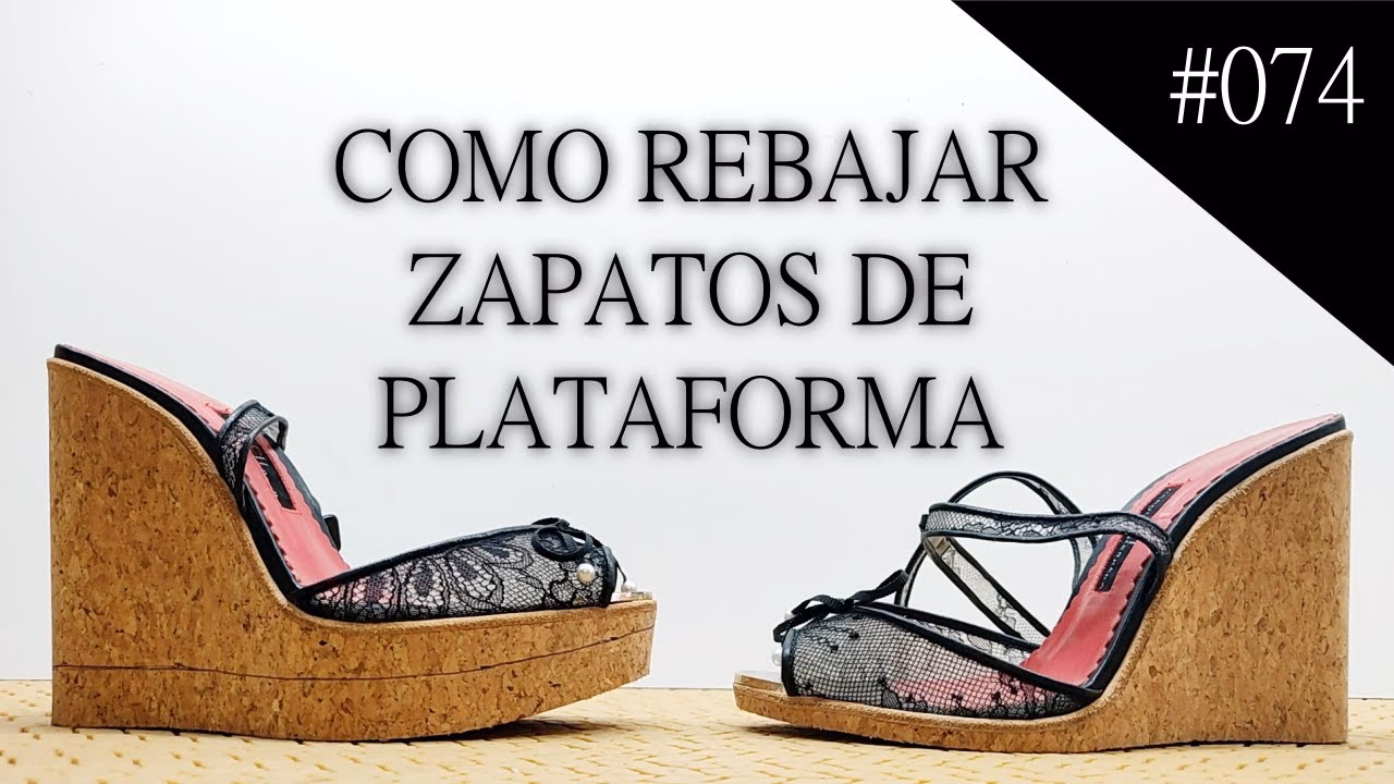 ¿Cómo se marca el punto de corte de un zapato?
