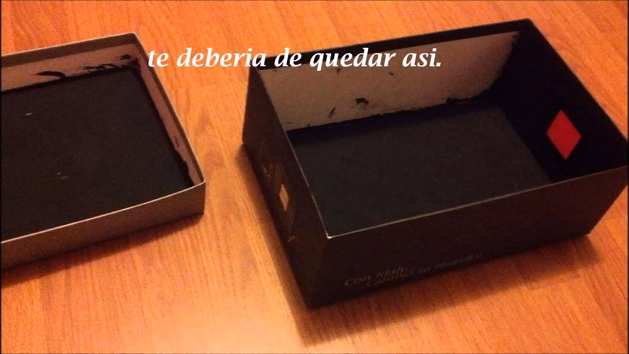 ¿Cómo capturar una imagen con una caja de zapatos?