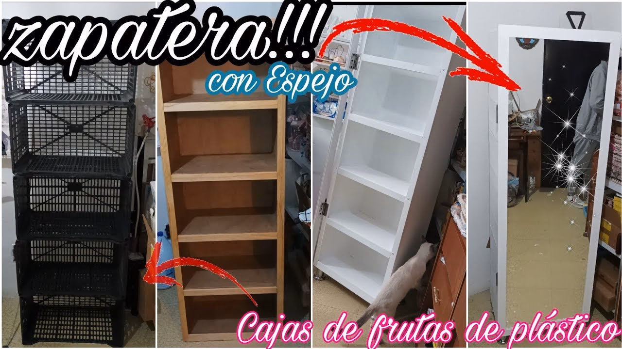 ¿Cómo se puede convertir una caja de zapatos en una cajonera?
