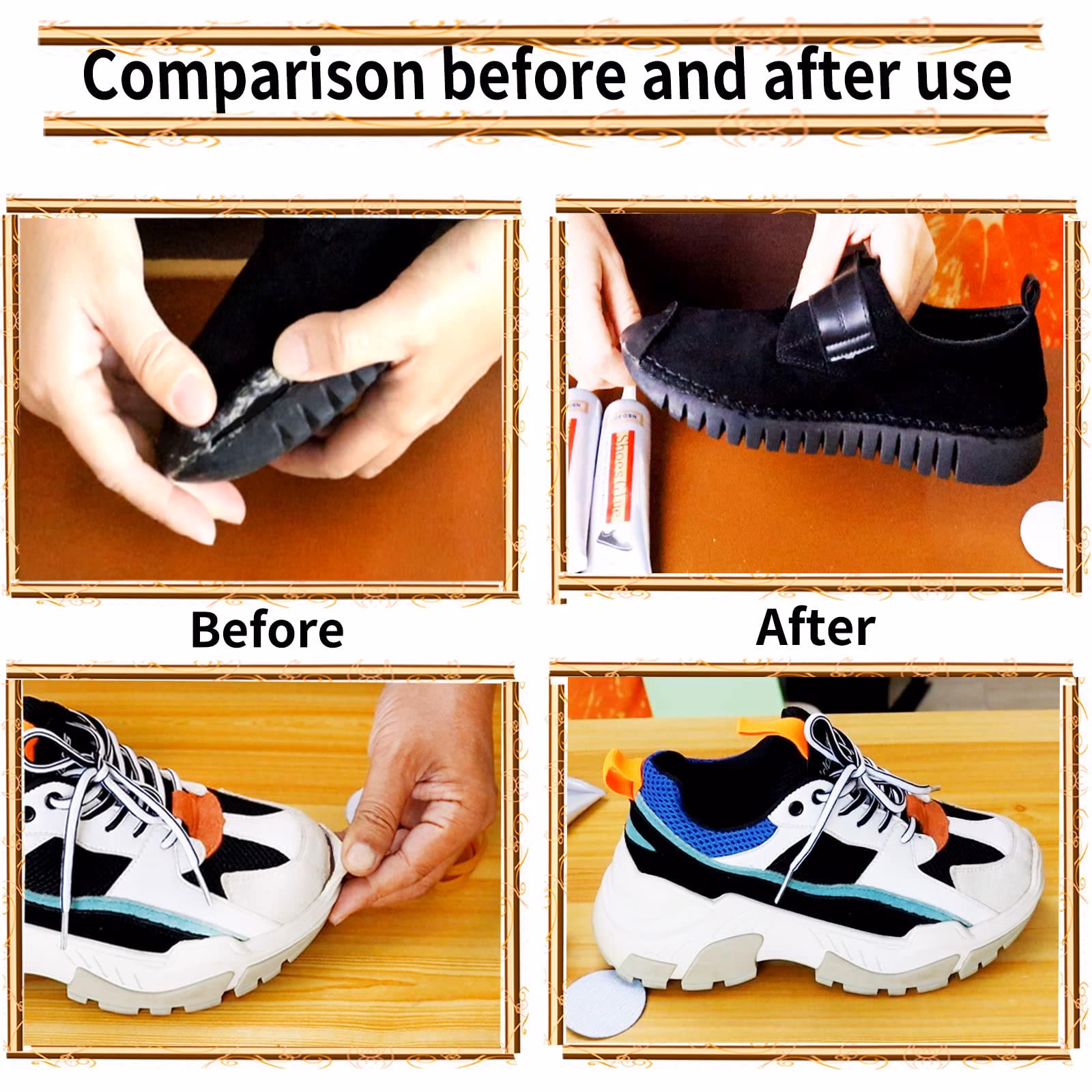 ¿Cómo limpiar el zapato antes de volver a pegarlo?