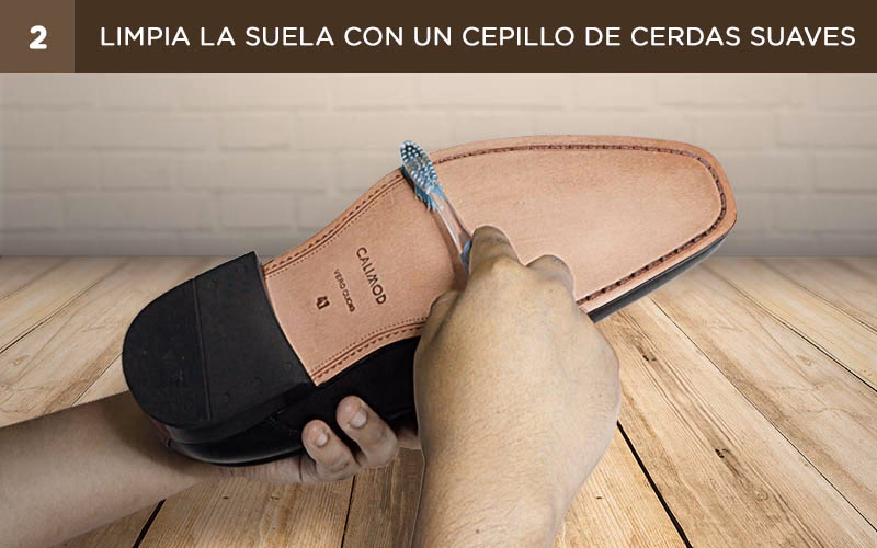 ¿Cómo limpiar la suela?
