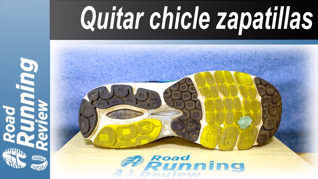 ¿Cómo quitar chicles pegados a las zapatillas?