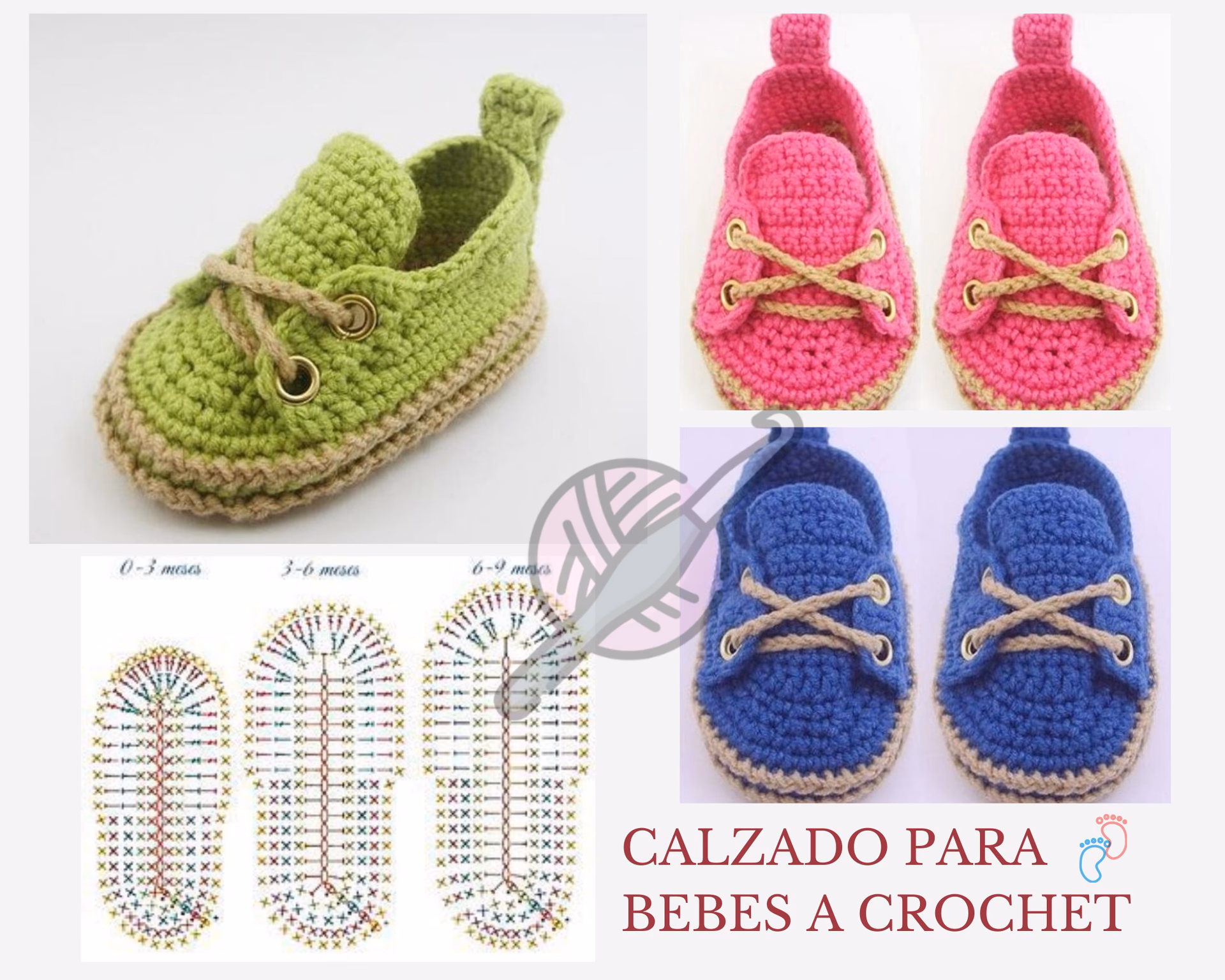 ¿Qué modelo de zapatitos de bebé a crochet nos enseña luissita Torres?