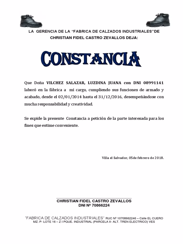 ¿Cómo se hace una constancia de trabajo independiente?