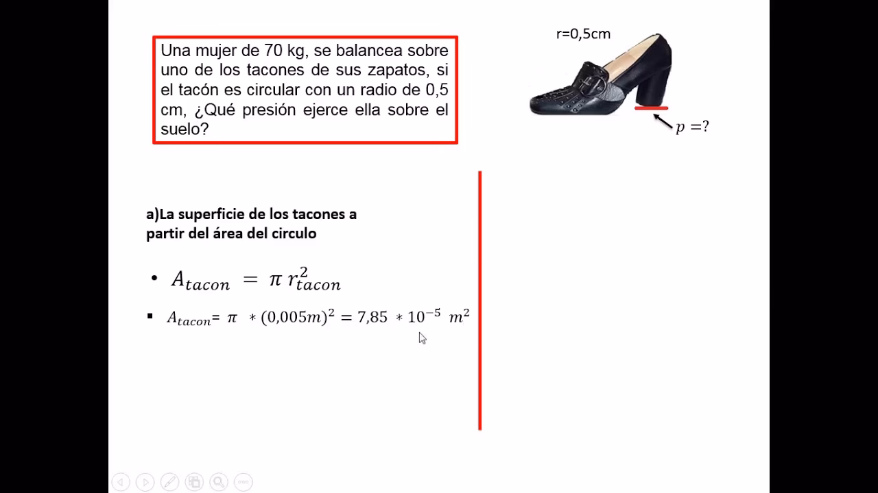 ¿Cómo calcular la presión sobre el suelo?