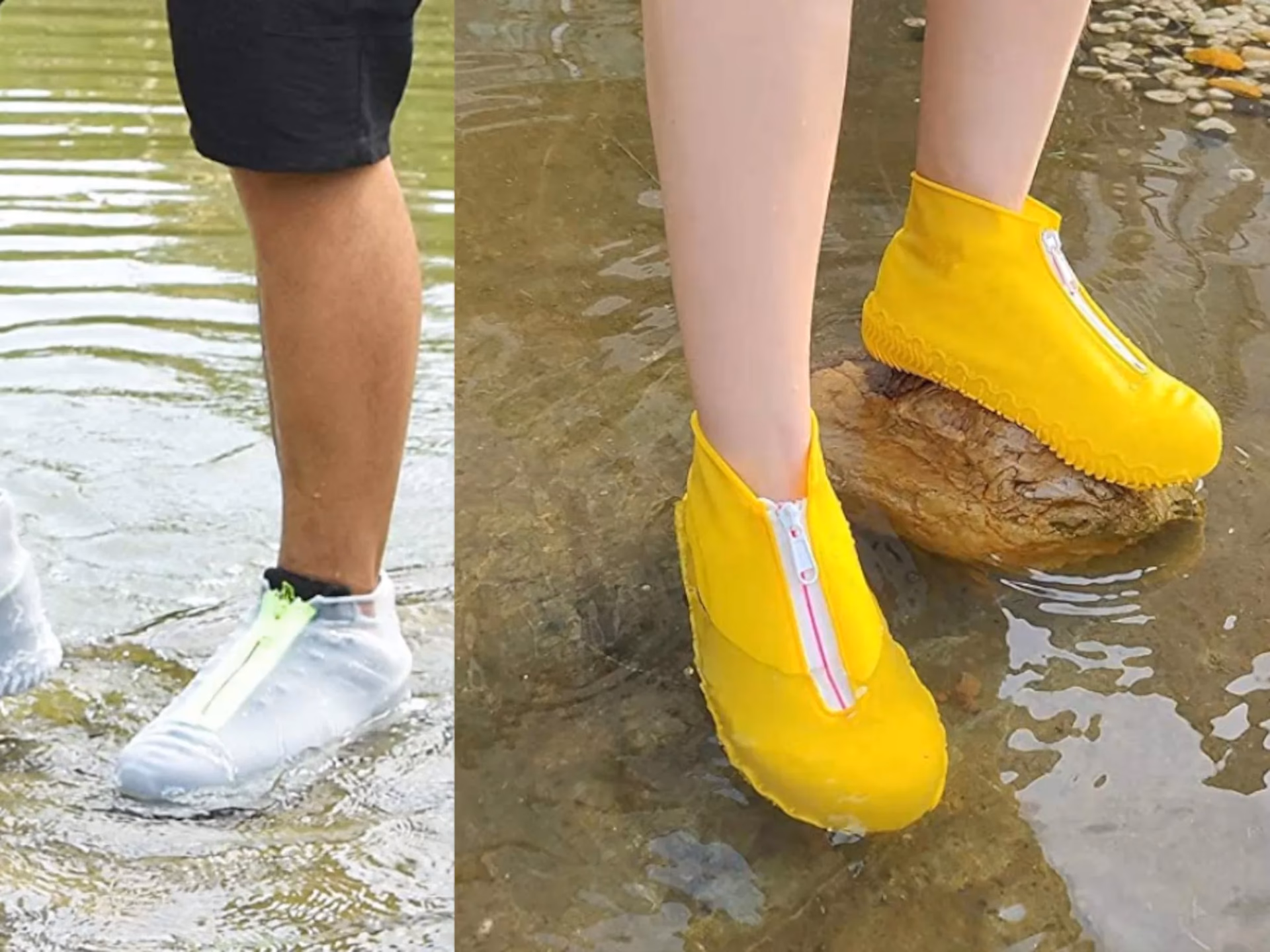 ¿De qué material está hecho el cubre calzado?