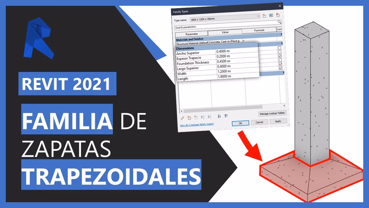 ¿Qué es una zapata inclinada?
