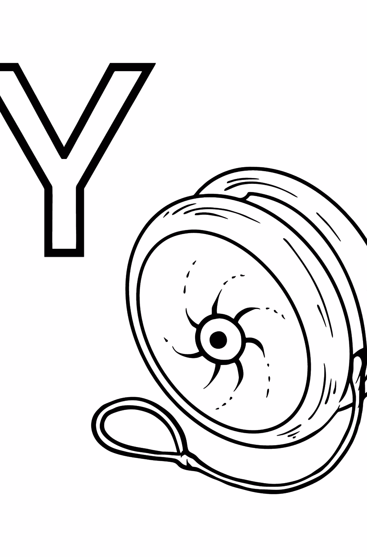 ¿Qué es yo yo para colorear?