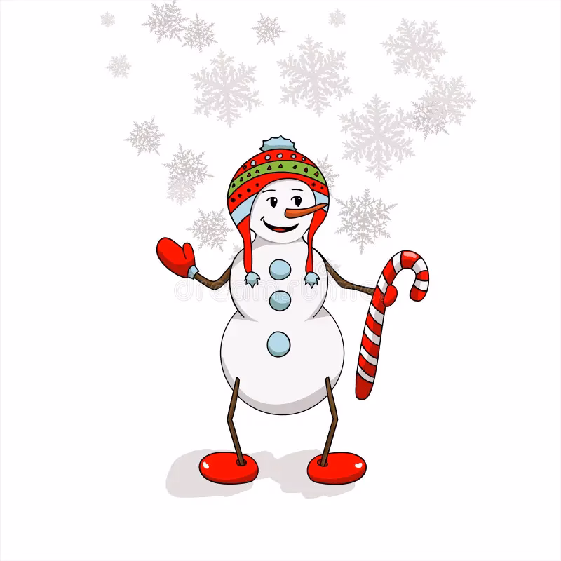 ¿Cómo dibujar el muñeco de nieve en todas las uñas?