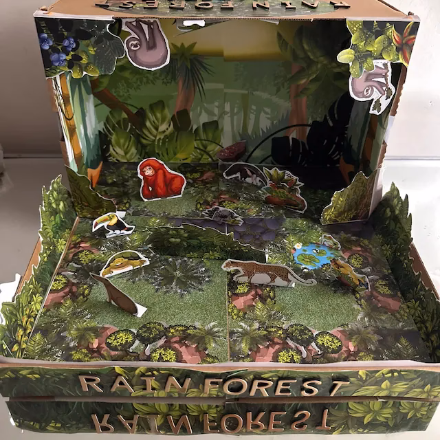 ¿Qué es un diorama viviente?