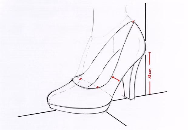 ¿Cómo cortar el tacón de un zapato?