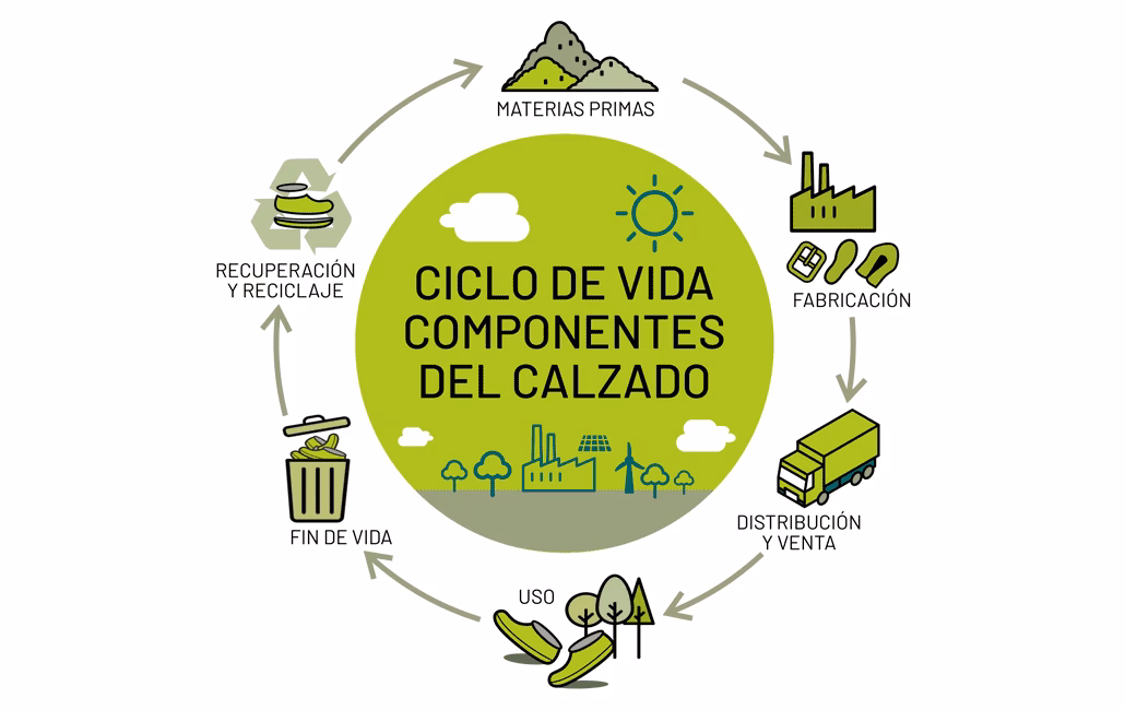 ¿Cuáles son los elementos ecológicos del zapato?