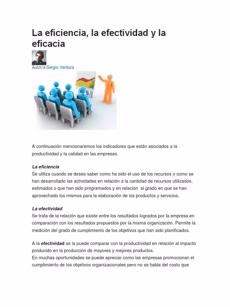 ¿Cómo lograr la eficacia y eficiencia en una empresa exitosa?