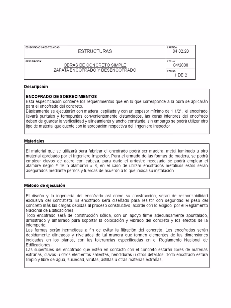 ¿Cuáles son los diferentes tipos de encofrados?