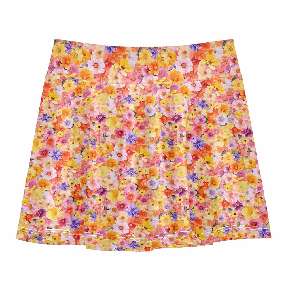 ¿Qué colores se pueden combinar con la falda rosa?