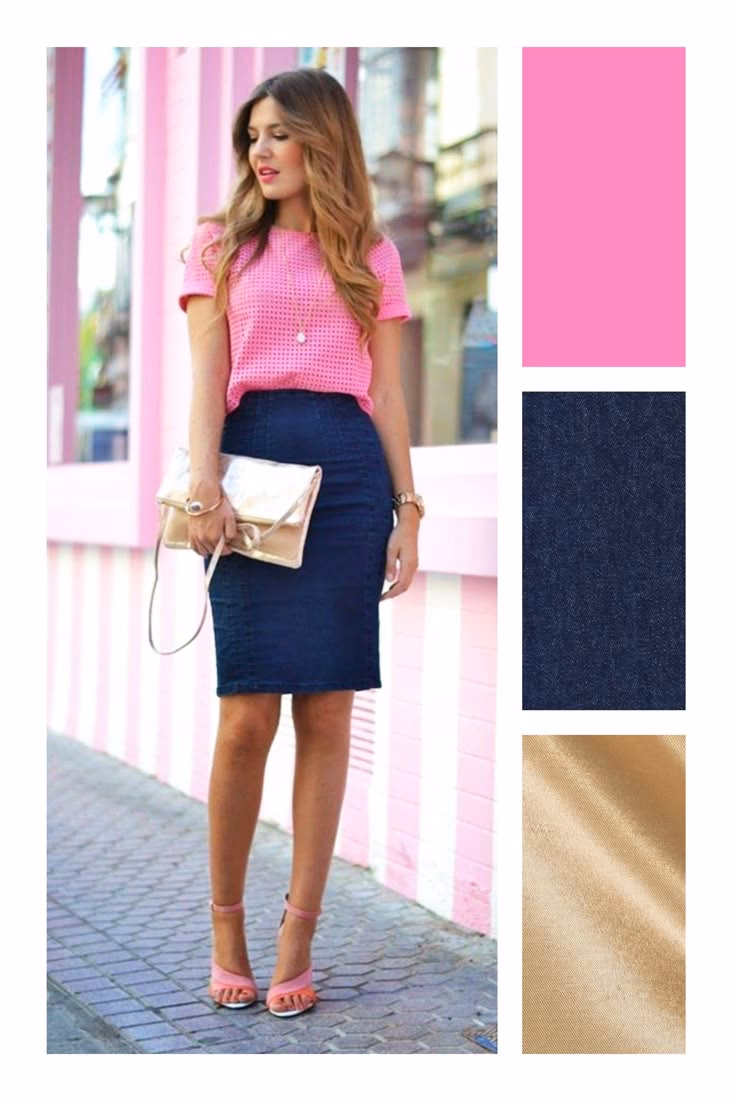 ¿Cómo combinar la falda azul marino con un sweater oscuro?