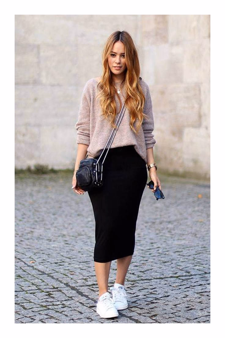 ¿Cuáles son los mejores zapatos para una falda larga?