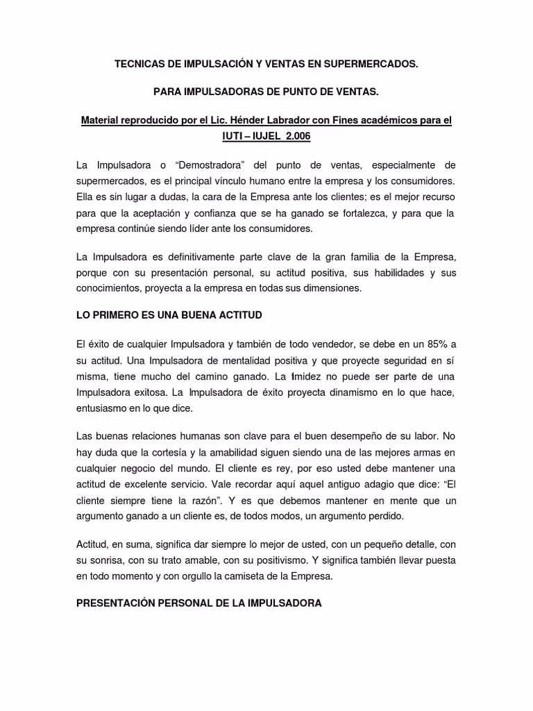 ¿Cuáles son las funciones de una Impulsadora?