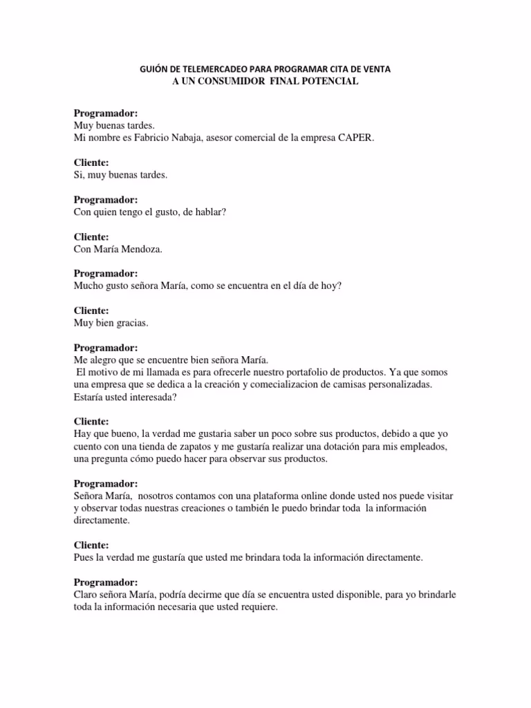 ¿Cuánto tiempo se debe reservar para una sesión de guión de ventas?