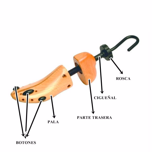 ¿Cuánto tiempo se debe dejar la horma en el zapato?