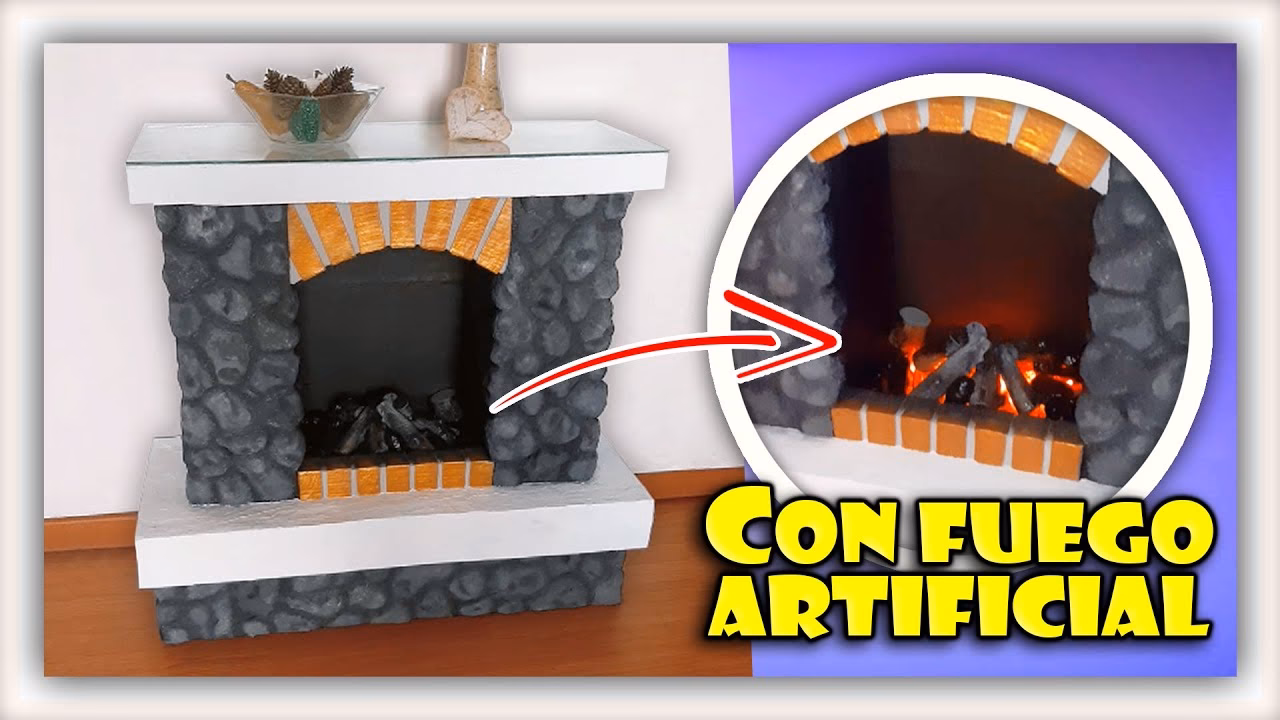 ¿Cómo hacer una mini chimenea para Santa Claus?