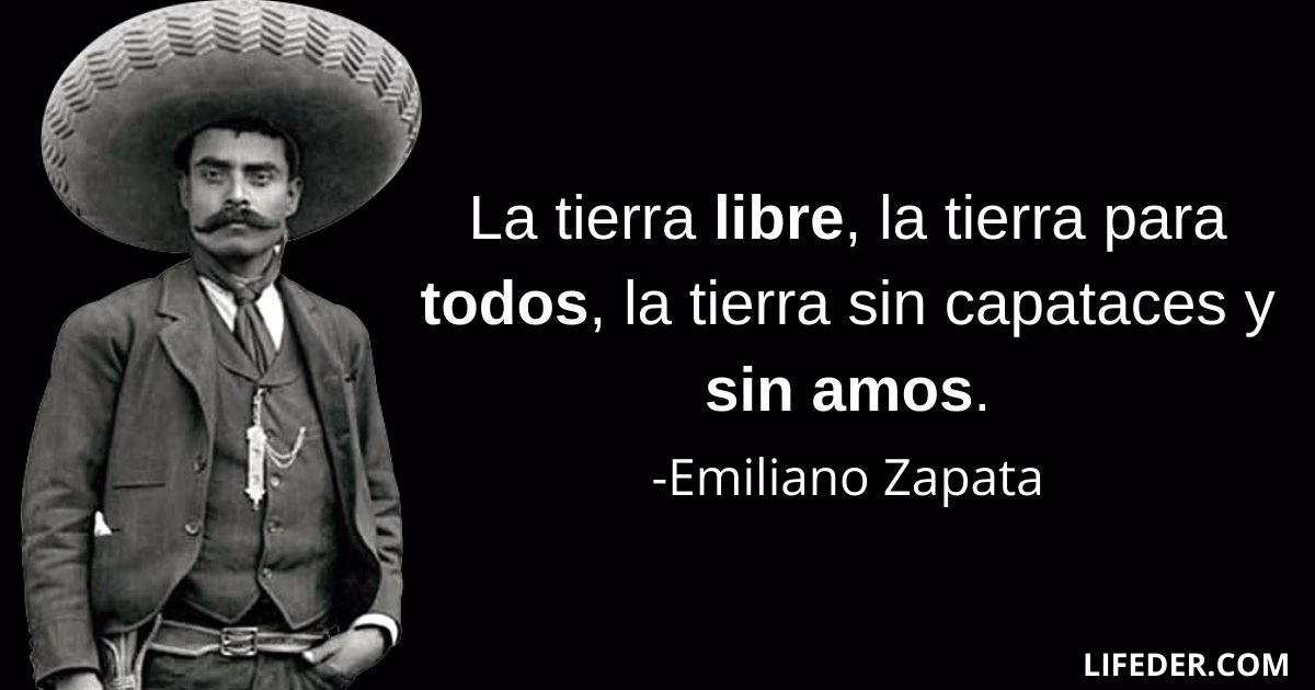 ¿Cuál es el lema de Emiliano Zapata?