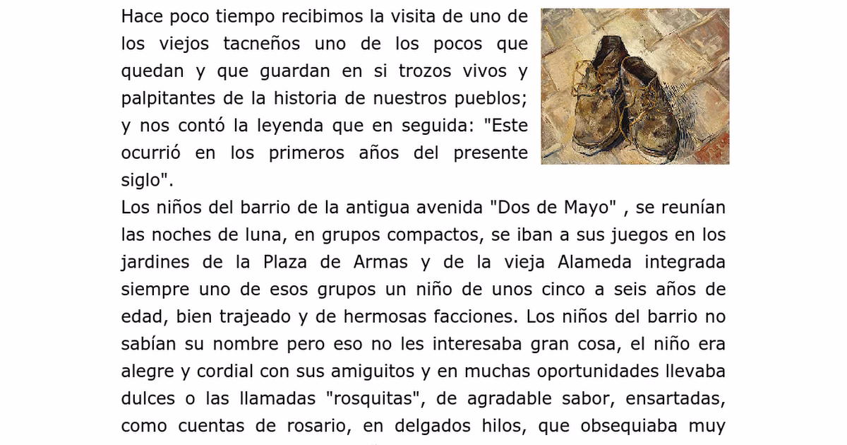 ¿Cómo se llaman los niños en la leyenda?