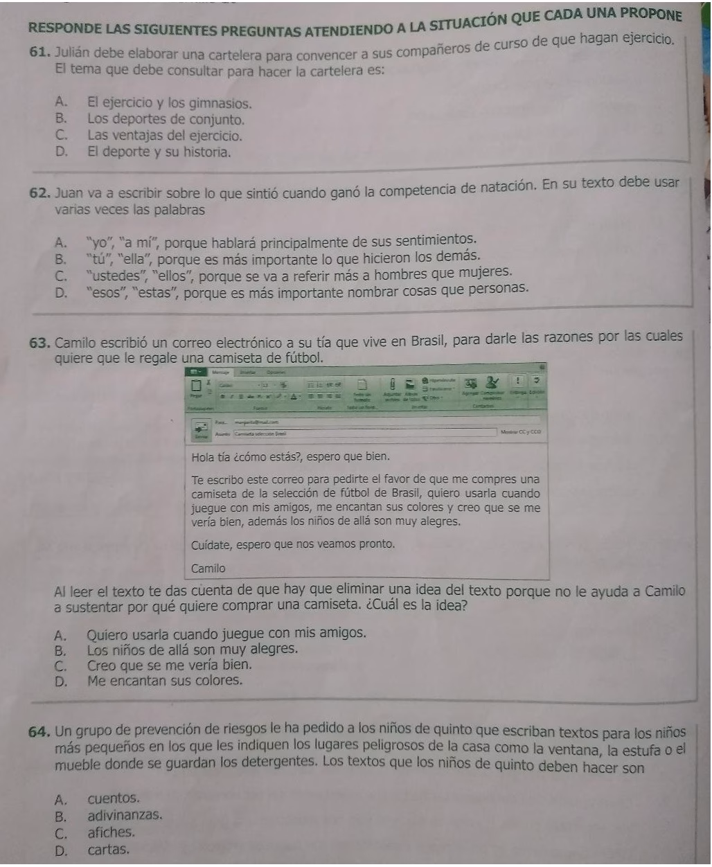 ¿Cómo eran los zapatos del tío Andrés?