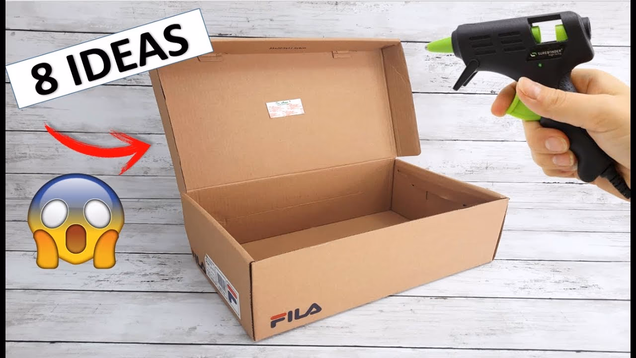 ¿Cómo forrar una caja de zapatos?