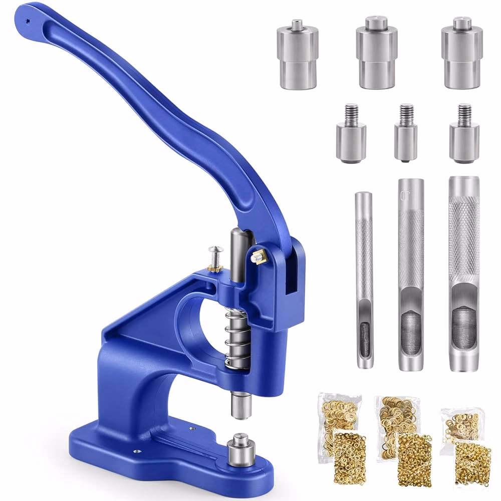 ¿Cuántos ojales tiene un sacabocado cuero?