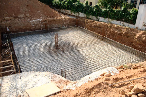 ¿Qué es una zapata de hormigón en masa?