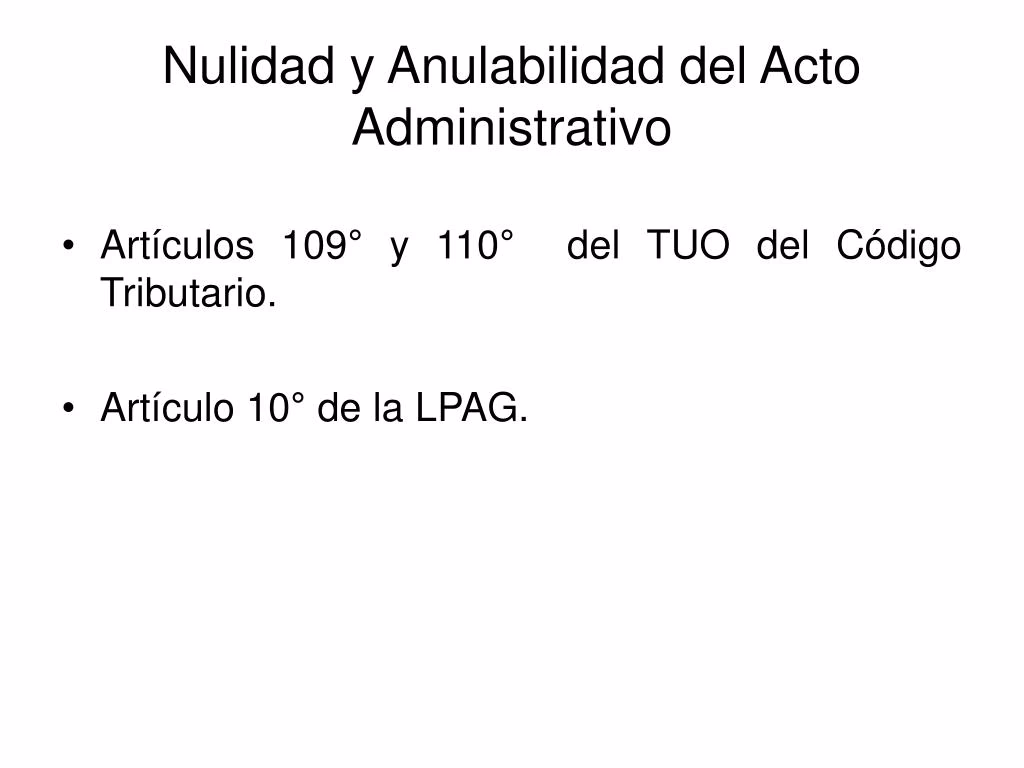 ¿Qué se puede hacer si un acto administrativo tiene vicios de nulidad?