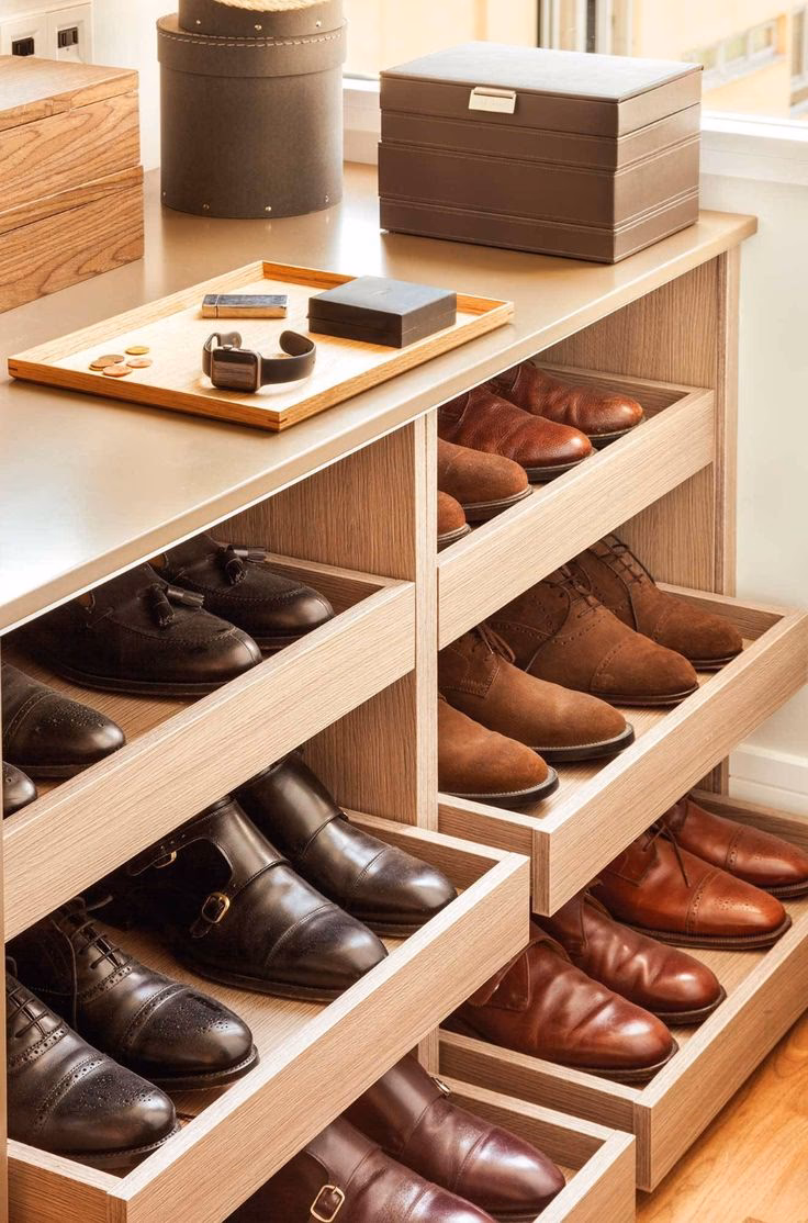 ¿Cuáles son los diferentes tipos de organizadores de zapatos?