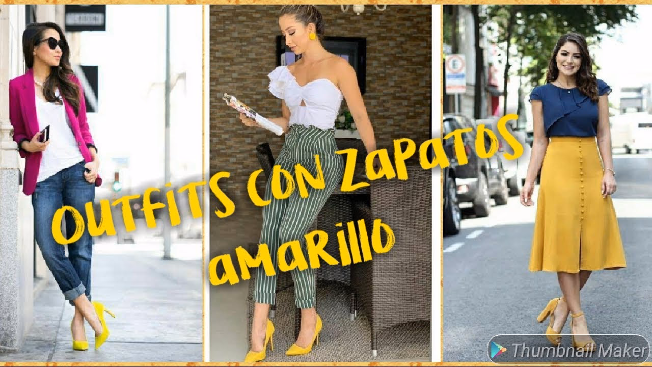 ¿Cuáles son los zapatos amarillos más populares?