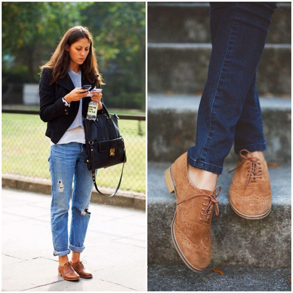 ¿Cuál es la tendencia de los zapatos café?