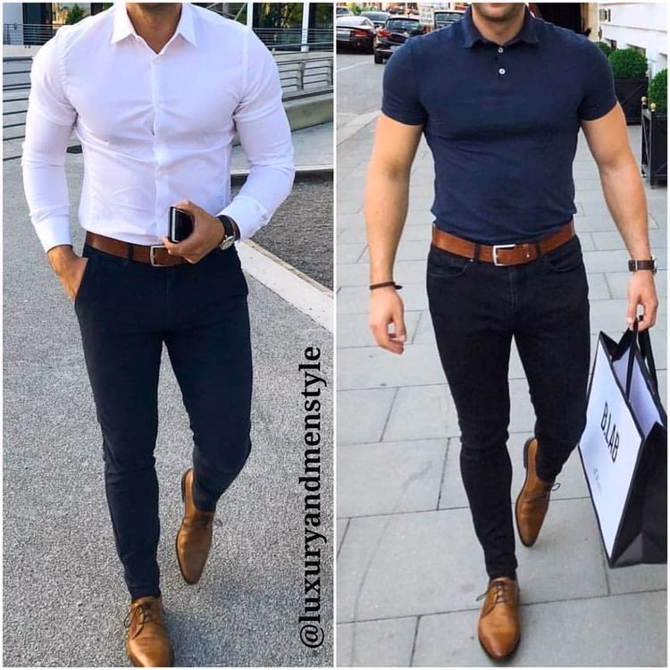 ¿Cómo elegir la camisa adecuada para un pantalón negro?