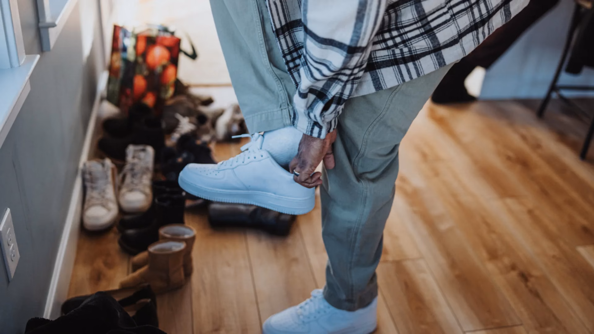 ¿Por qué no usan zapatos en su casa?