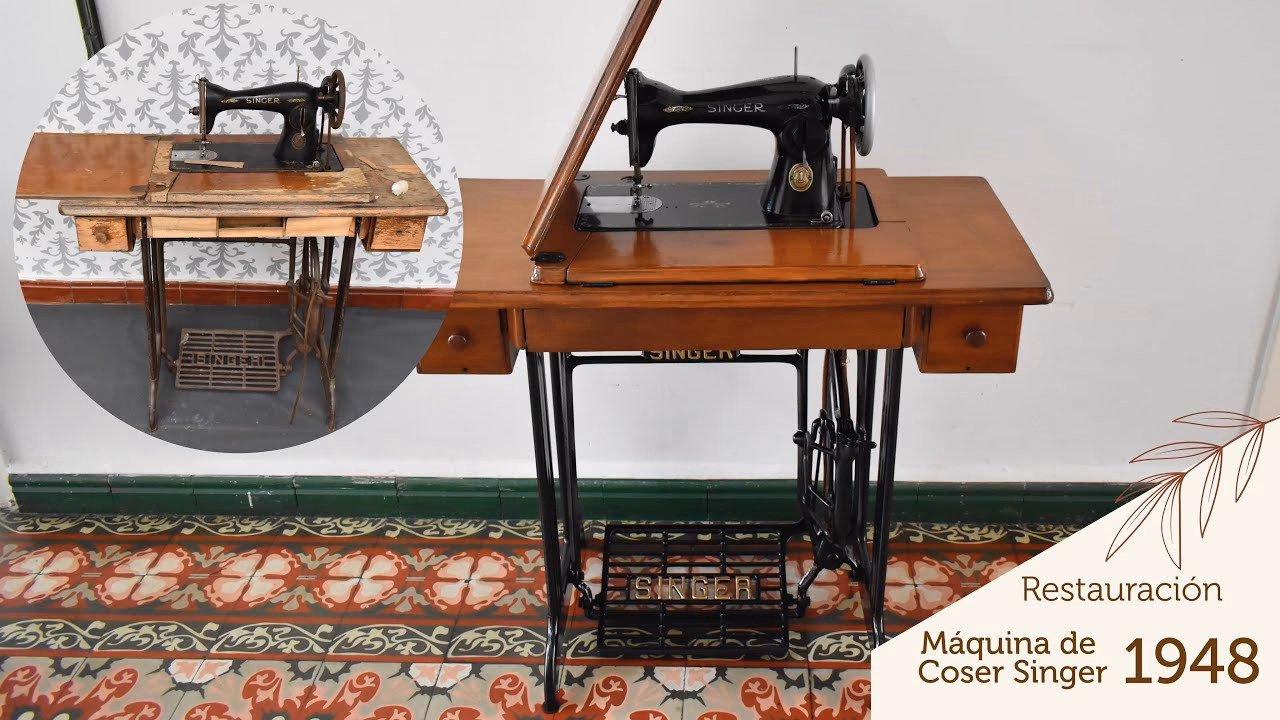 ¿Cómo restaurar una máquina de coser antigua?