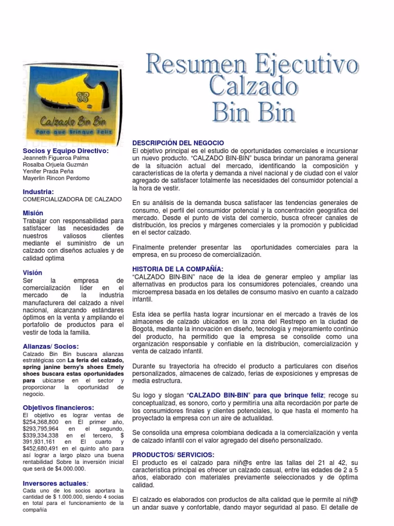 ¿Qué debe contener un resumen ejecutivo?