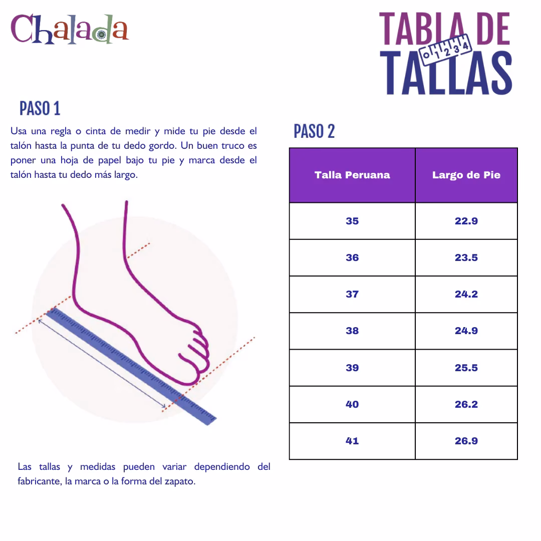 ¿Cómo elegir la talla de zapato?
