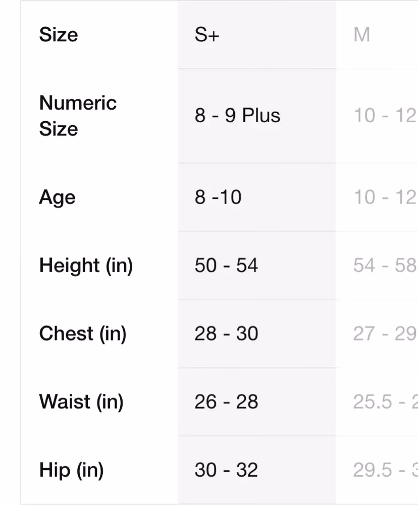 ¿Cuáles son las tallas de Nike para niños?